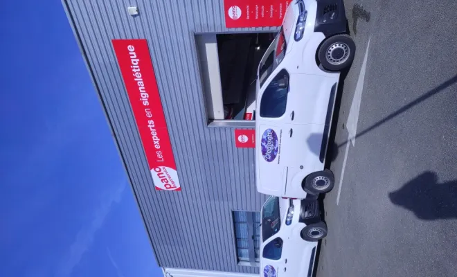 Marquage publicitaire véhicule pro, Épône, OPEN SIGNALETIQUE