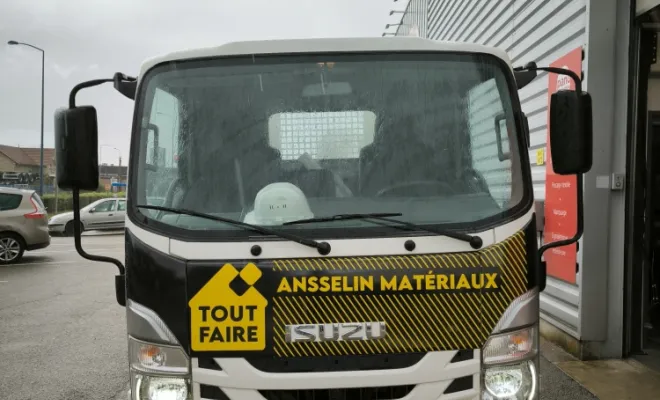Marquage publicitaire véhicule pro, Épône, OPEN SIGNALETIQUE